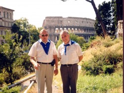 W czasie pielgrzymki do Rzymu   IX 2000 r.